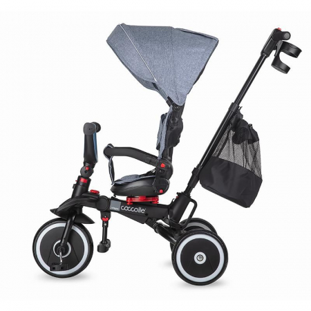 Tricicleta multifunctionala pliabila Coccolle Vispo Urban Grey [1]