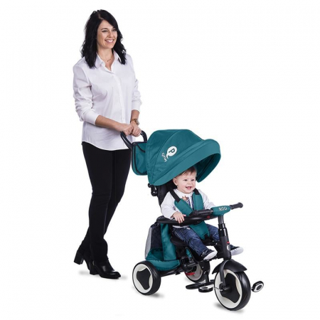 Tricicleta pliabila Qplay Rito+ Turcoaz [6]