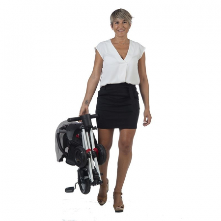 Tricicleta ultrapliabila Qplay Nova Air gri [5]