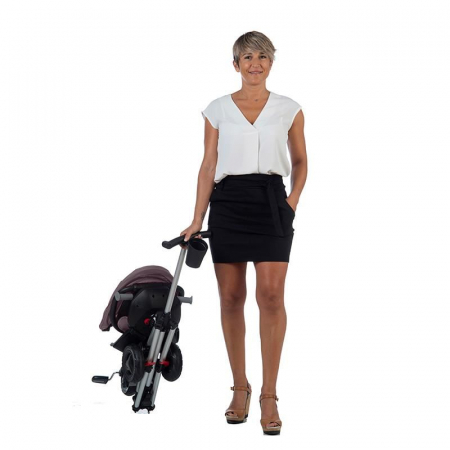 Tricicleta ultrapliabila Qplay Nova Gri [7]