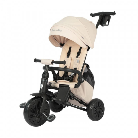 La plimbare - Tricicleta ultrapliabila Qplay Nova MAX Bej