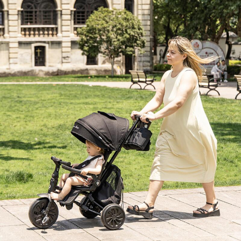 Tricicleta ultrapliabila Qplay Nova MAX Bej [16]