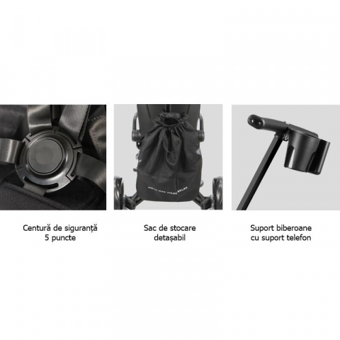 Tricicleta ultrapliabila Qplay Nova MAX Negru [9]