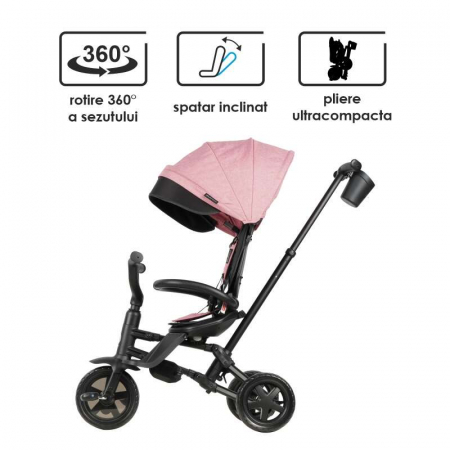 Tricicleta ultrapliabila Qplay Nova Niello Roz [9]