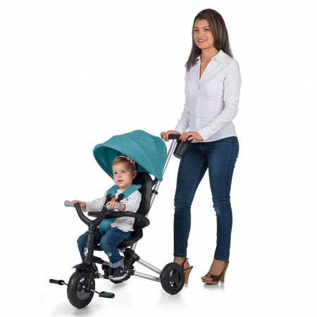 Tricicleta ultrapliabila Qplay Nova turcoaz [3]