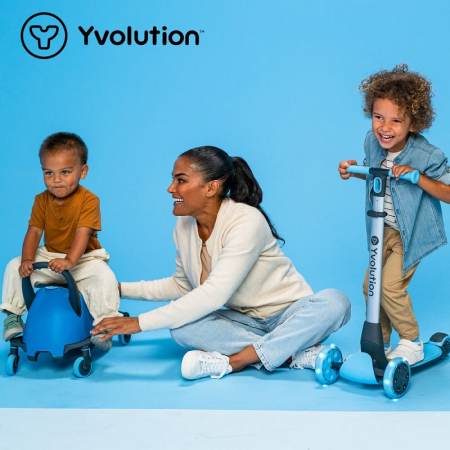 Trotineta 5-in-1 Yvolution Y Glider Luna Blue [8]