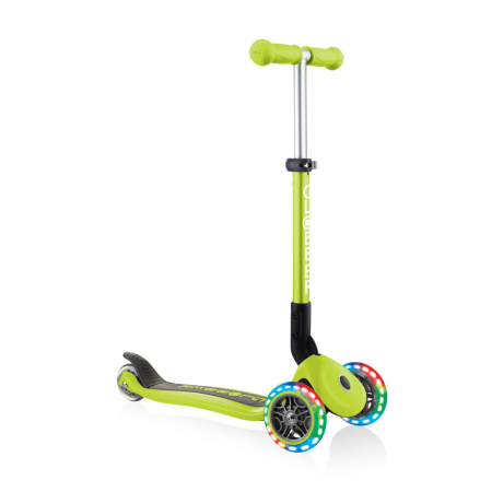Trotineta Globber Junior pliabila cu lumini culoare verde [9]