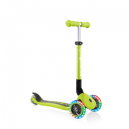 Trotineta Globber Junior pliabila cu lumini culoare verde [5]
