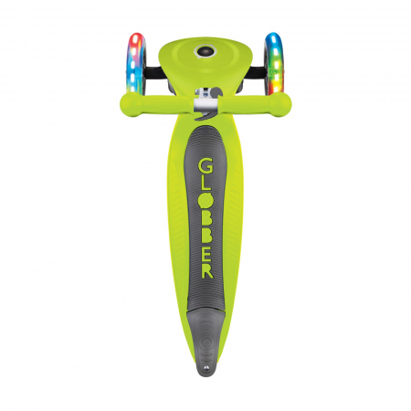 Trotineta Globber Junior pliabila cu lumini culoare verde [10]