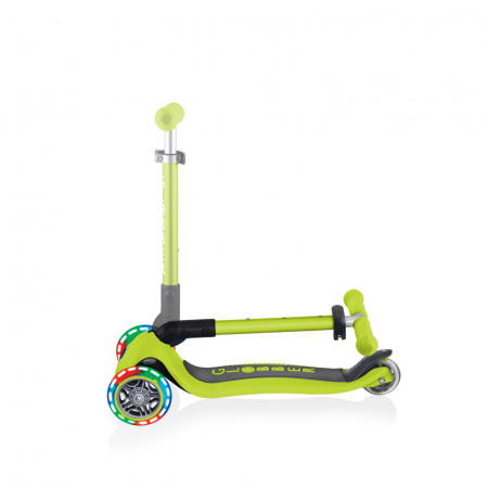 Trotineta Globber Junior pliabila cu lumini culoare verde [6]