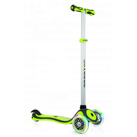 Trotinete - Trotineta Globber Plus My Free Up lights verde
