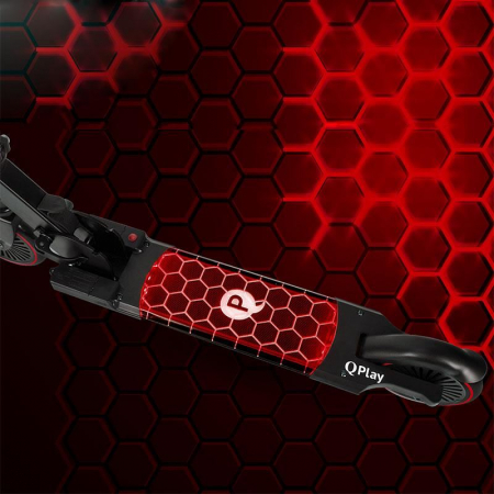 Trotineta LED Qplay Honeycomb Rosu [1]