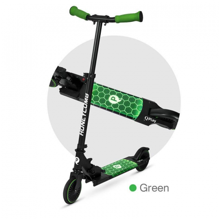 Trotineta LED QPlay Honeycomb Verde [1]