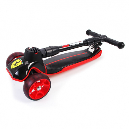 Trotineta pliabila Ferrari cu ghidon reglabil 3 nivele inaltime, neagra [3]