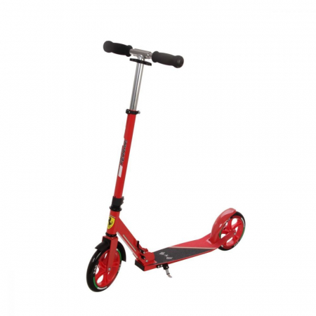 Trotinete - Trotineta pliabila Ferrari Junior cu roti 200 mm, rosie