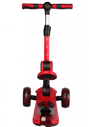 Trotineta pliabila Ferrari Twist rosie cu scaun [3]