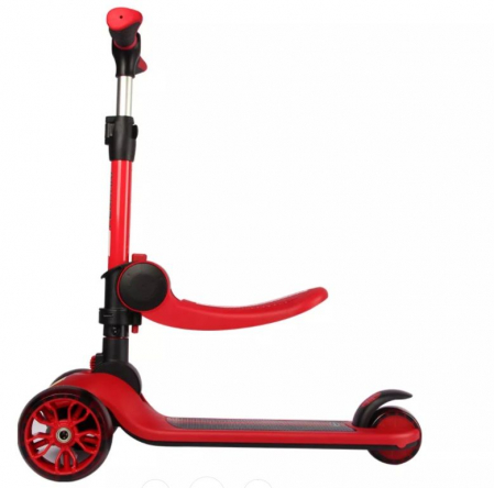 Trotineta pliabila Ferrari Twist rosie cu scaun [1]