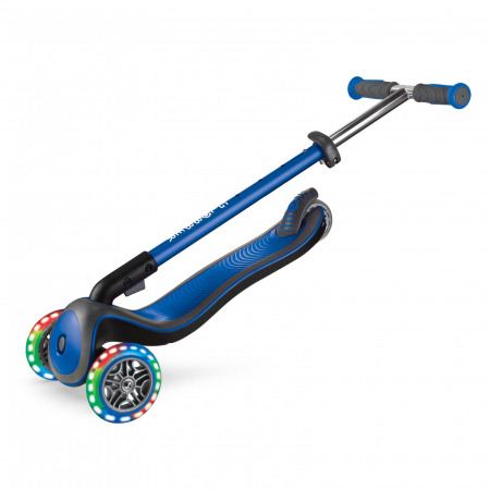 Trotineta pliabila Globber Elite Deluxe Lights Albastru [10]