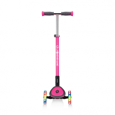 Trotineta pliabila Globber Elite Deluxe Lights Roz [1]