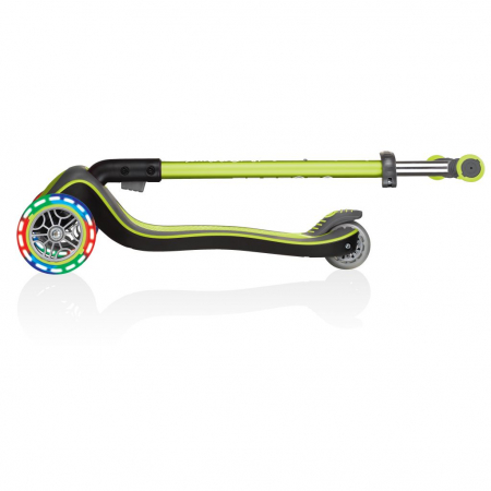 Trotineta pliabila Globber Elite Deluxe Lights Verde [7]