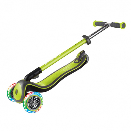 Trotineta pliabila Globber Elite Deluxe Lights Verde [10]
