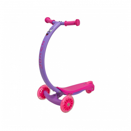 Trotinete - Trotineta Zipster Mov cu roti LED