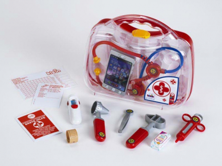 Jucarii de rol - Trusa doctor cu telefon si termometru