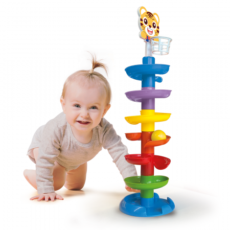 Jucarii bebelusi - Turnuletul meu cu bila (63 cm)