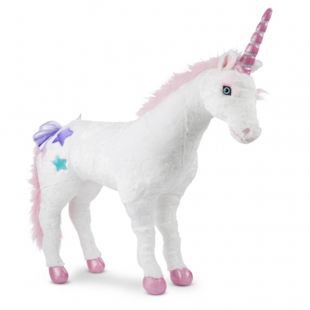 Jucarii de plus - Unicorn gigant din plus Melissa and Doug