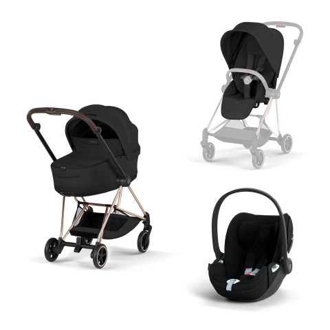 Carucioare copii - Carucior Cybex Mios Style Sepia Black 3 in 1