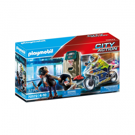 Figurine jucarii mici - Urmarirea Hotului De Banci Playmobil