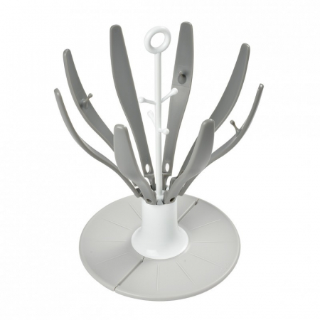 Biberoane tetine suzete - Uscator pliabil biberoane Beaba Floare Grey