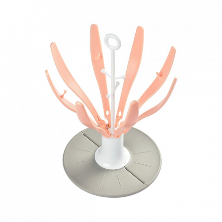 Biberoane tetine suzete - Uscator pliabil bieroane Beaba Floare Pink