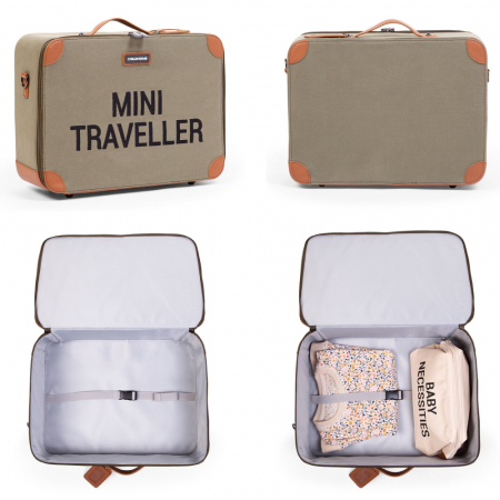 Valiza pentru copii Childhome Mini Traveller Kaki [3]