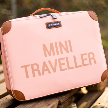 Valiza pentru copii Childhome Mini Traveller Roz [6]