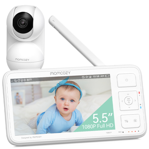 Camera copii si bebelusi - Video monitor Momcozy BM03 5.5 inch