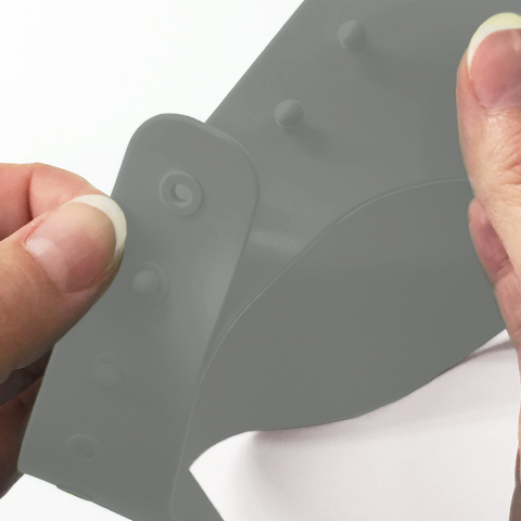 Viziera pentru baie din silicon bblüv Käp Grey [5]