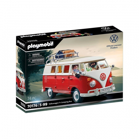 Figurine jucarii mici - Volkswagen T1, Duba Camping Playmobil