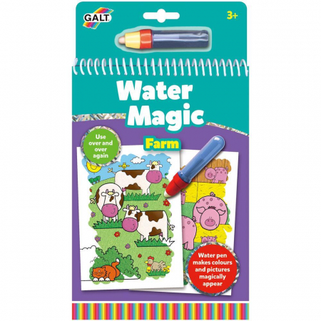 Arta si creatie - Water Magic: Carte de colorat La ferma