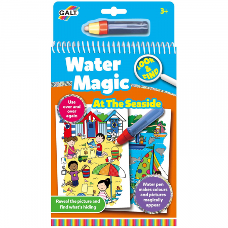 Arta si creatie - Water Magic:Carte de colorat La mare