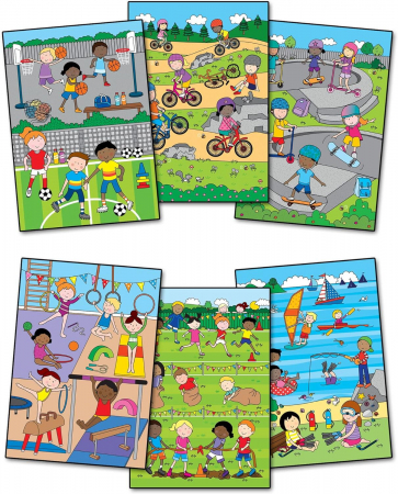 Water Magic: Carte de colorat Ora de sport [2]