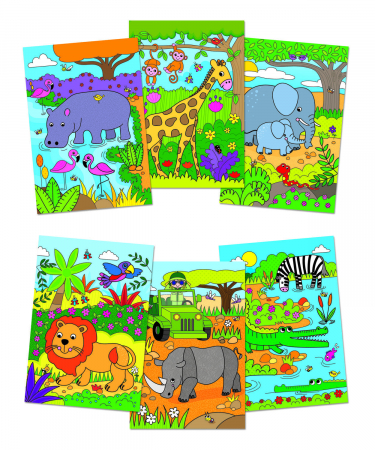 Water Magic: Carte de colorat Safari [2]