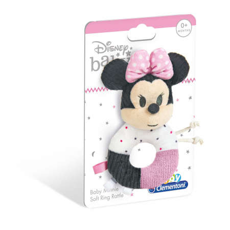 Jucarii bebelusi - Zornaitoare Clementoni Inel moale Minnie Mouse