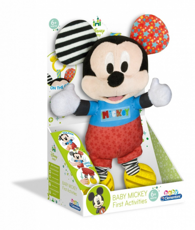 Jucarii bebelusi - Zornaitoare de plus Clementoni Mickey Mouse