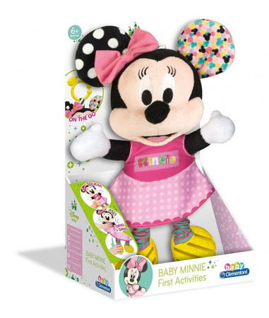 Jucarii bebelusi - Zornaitoare de plus Clementoni Minnie Mouse