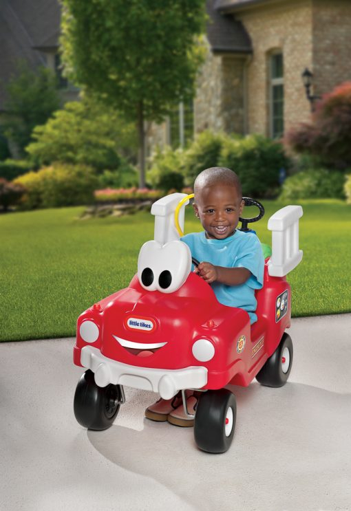 Little tikes fire hot sale truck ride on