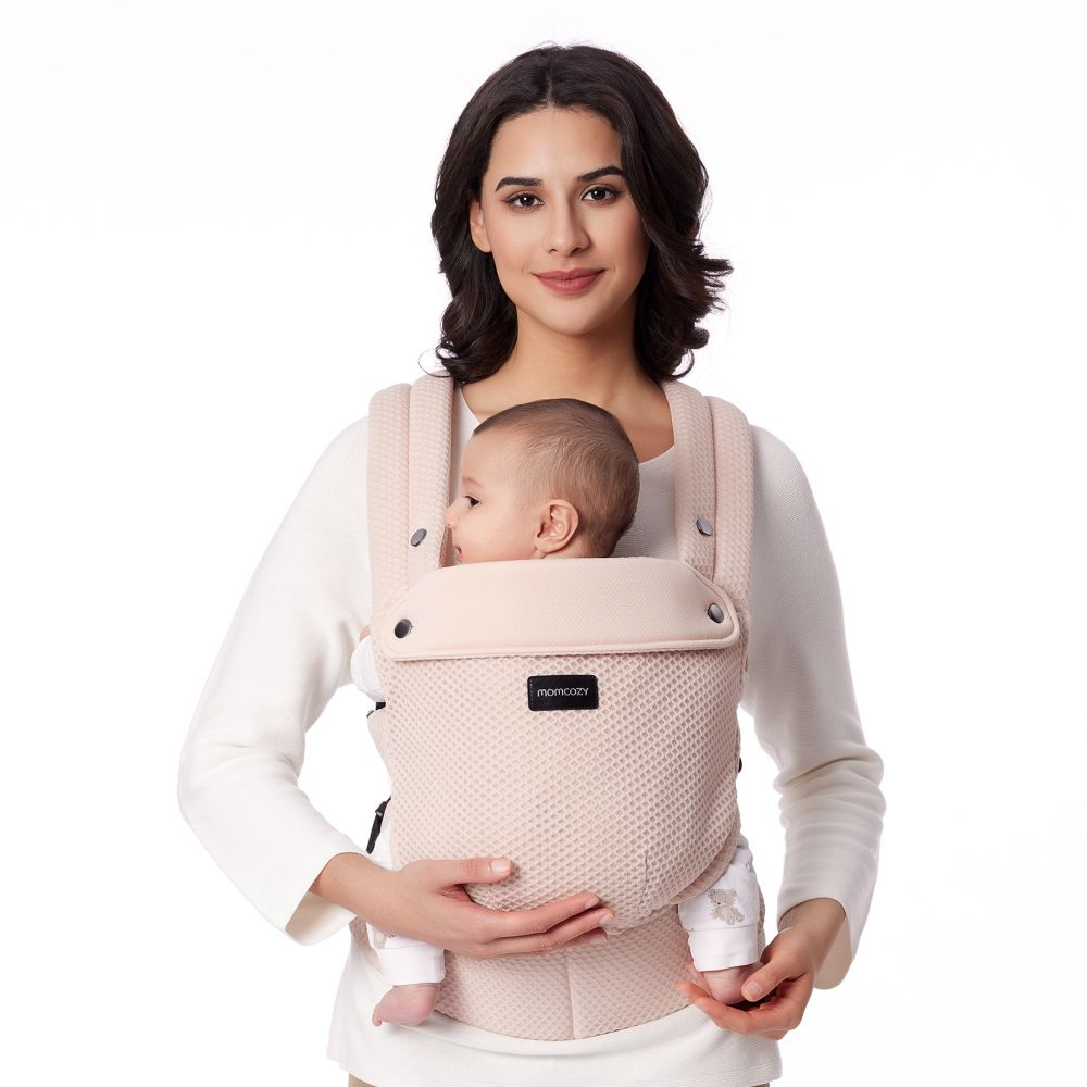 ErFi.ro Marsupiu nou nascut Momcozy Air Mesh Pink