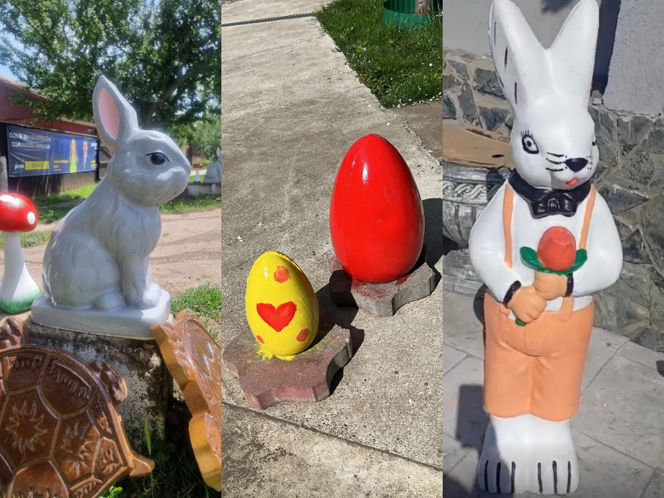 Idei de decor pentru Paște folosind matrițe de la Matrilab