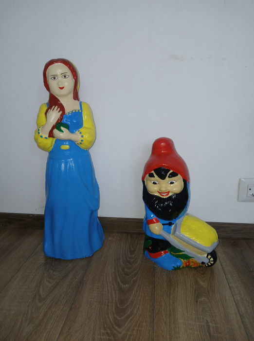 Matrita Alba ca Zapada 60 cm H - set 2 bucati fata si spate [16]
