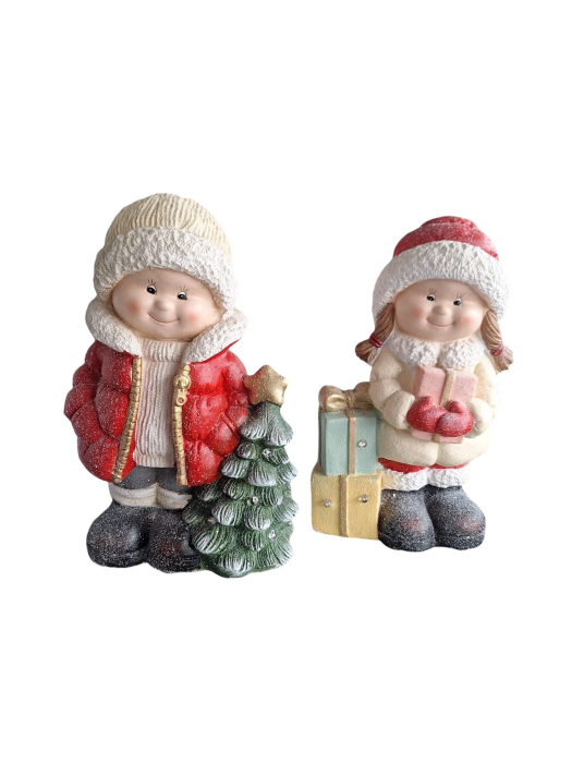 Matrita Baietel cu Bradulet 39 cm H - set 2 bucati fata si spate [3]